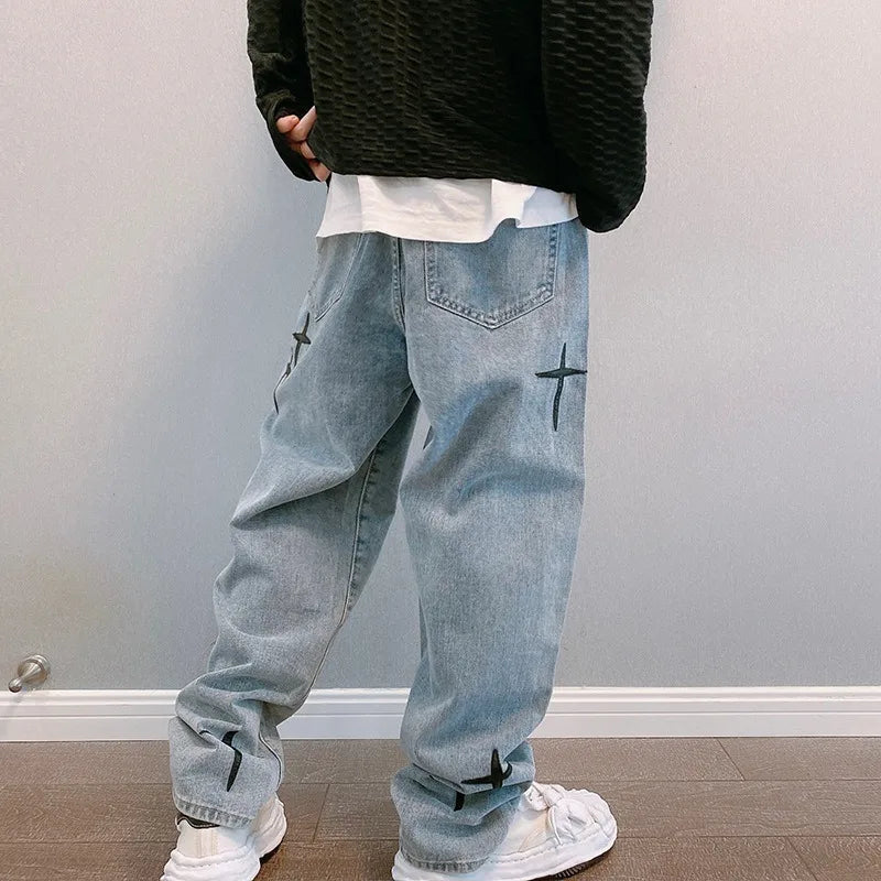 Loose Fit Baggy Jeans für Männer | Retro Style