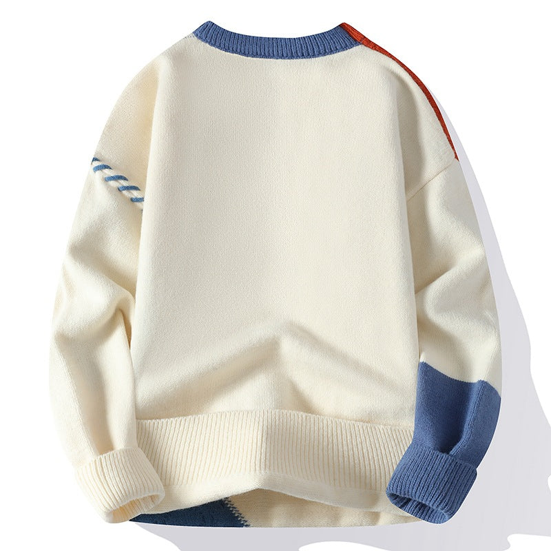 Strickpullover Herren | Cable-Knit & Kontrastnähte 2