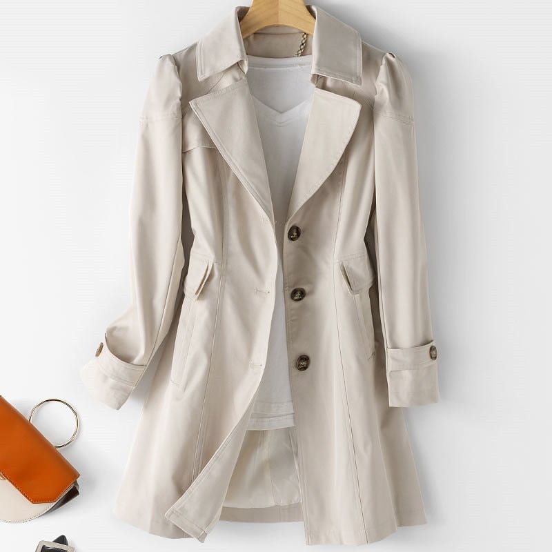 Mantel Damen | Reverskragen & Tailliert Elegant