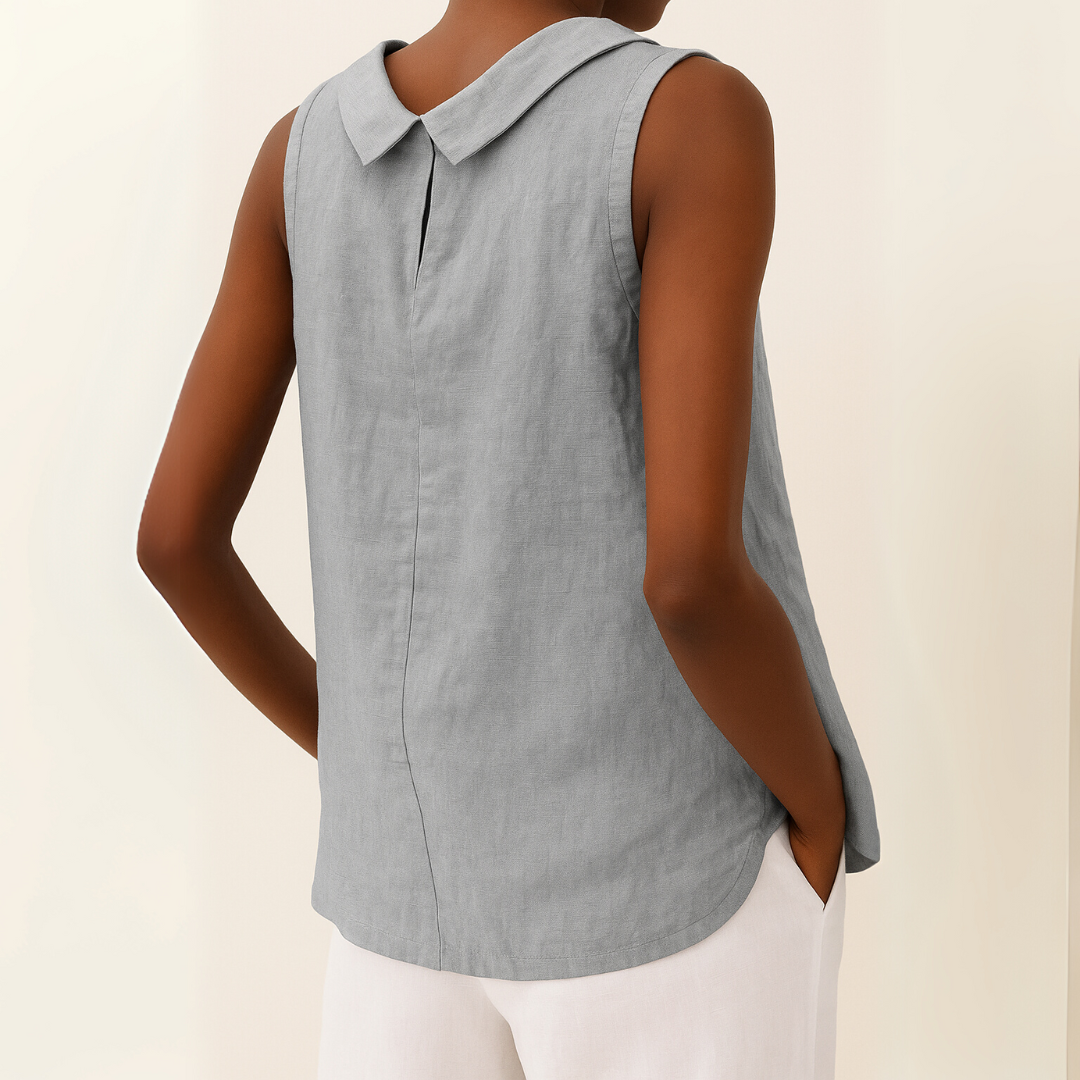 Ärmelloses Top Damen | Stehkragen & Eleganter Schnitt