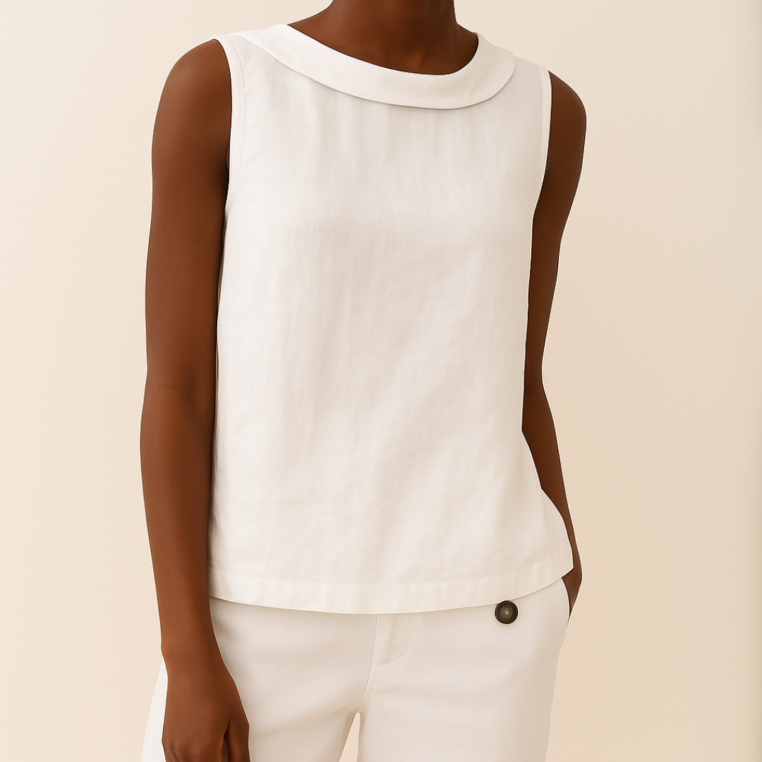 Ärmelloses Top Damen | Stehkragen & Eleganter Schnitt