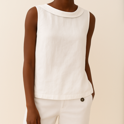 Ärmelloses Top Damen | Stehkragen & Eleganter Schnitt