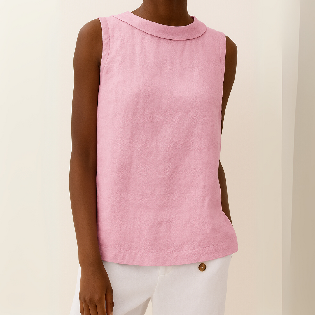 Ärmelloses Top Damen | Stehkragen & Eleganter Schnitt