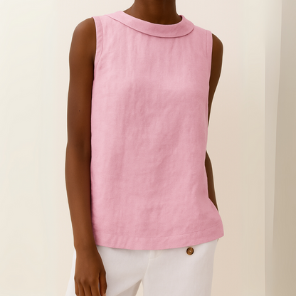 Ärmelloses Top Damen | Stehkragen & Eleganter Schnitt