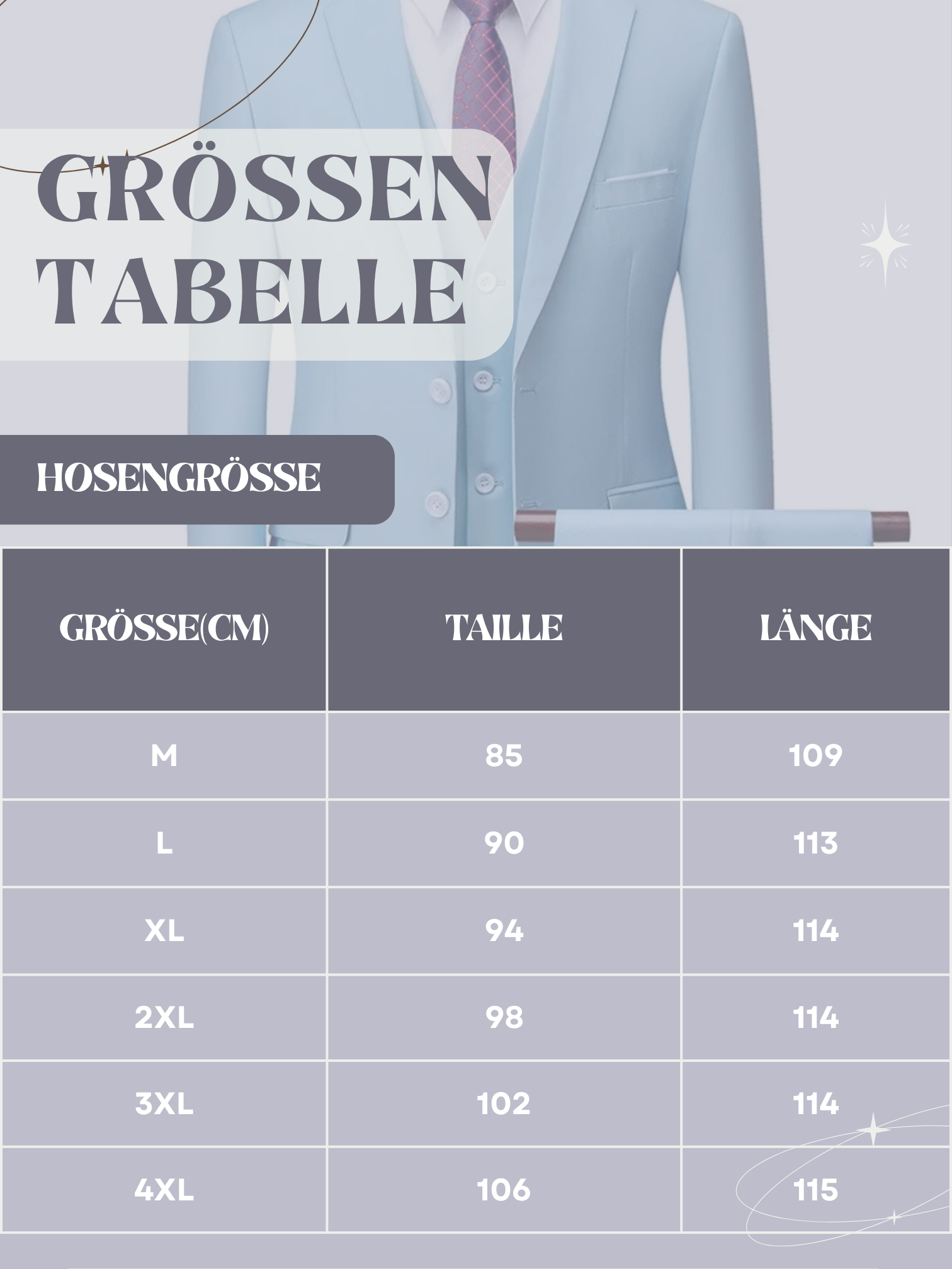 Maßgeschneiderter Anzug für Herren | 3-teiliges Design