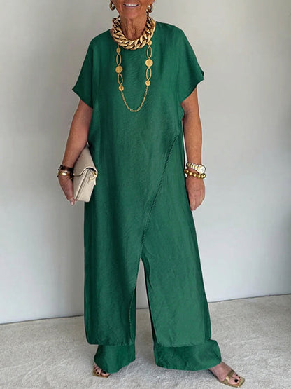 Maxi Kleid Damen | Fließend-eleganter Zweiteiler