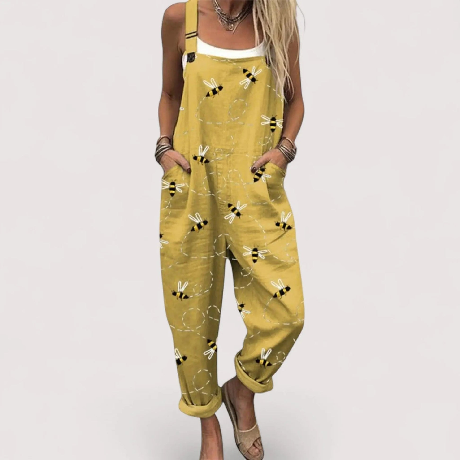 Overall Jumpsuit Damen | Floraler Print & Lässiger Schnitt