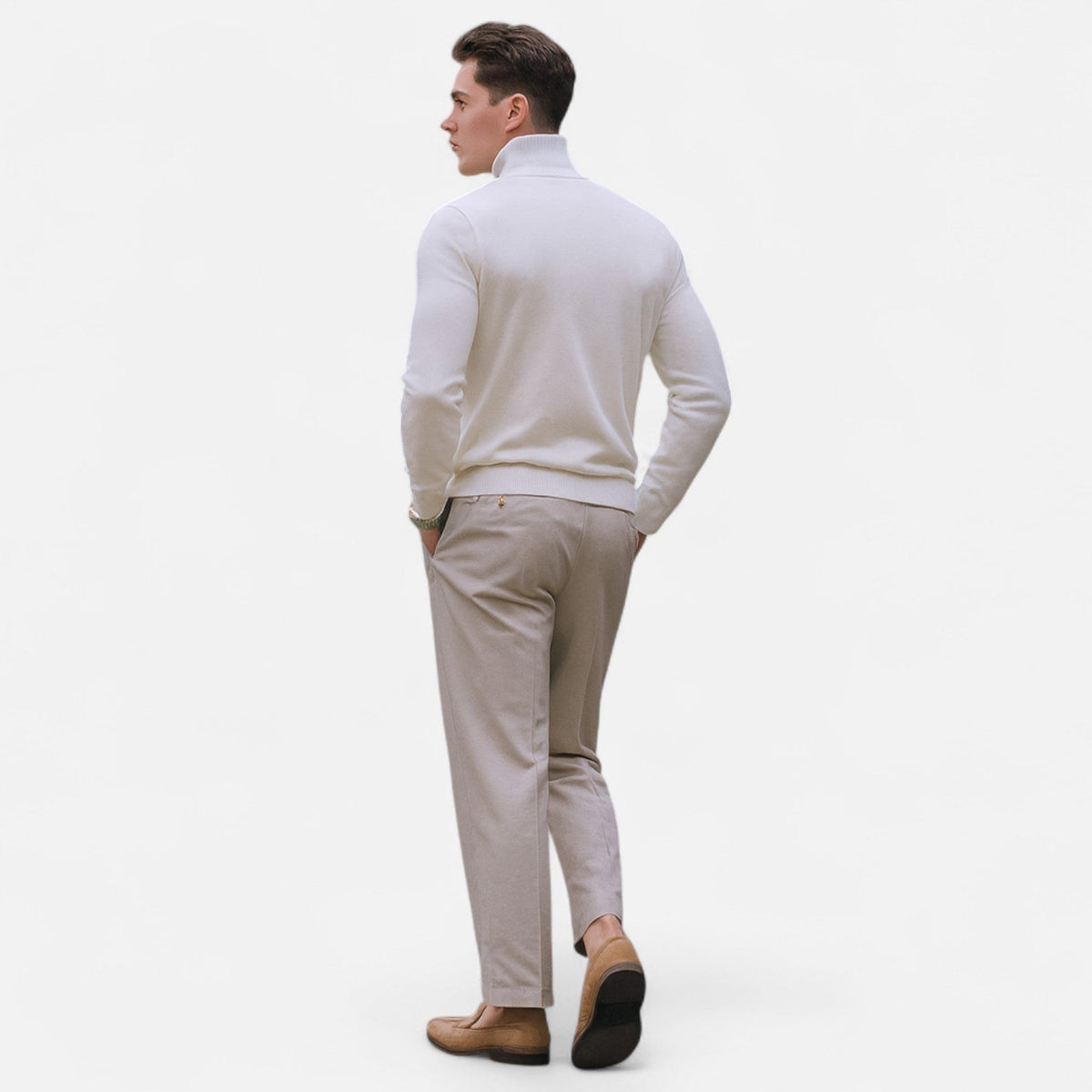 Half-Zip Pullover Herren | Stehkragen & Zeitlose Eleganz 5