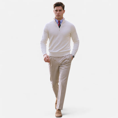 Half-Zip Pullover Herren | Stehkragen & Zeitlose Eleganz 6