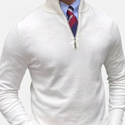 Half-Zip Pullover Herren | Stehkragen & Zeitlose Eleganz 1