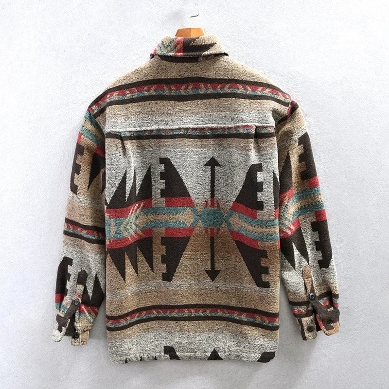 Hemdjacke Damen | Aztekenmuster & Bequemer Tragekomfort 1