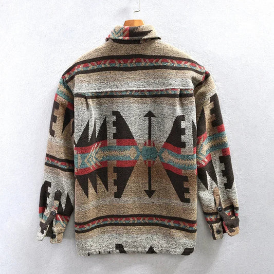 Hemdjacke Damen | Aztekenmuster & Bequemer Tragekomfort 1