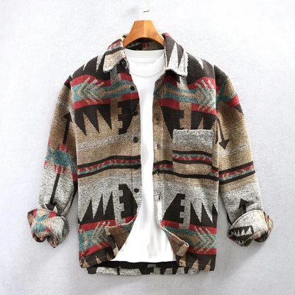 Hemdjacke Damen | Aztekenmuster & Bequemer Tragekomfort 2