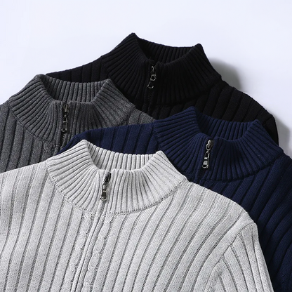 Merino Strickjacke mit Reißverschluss: Zeitloser Komfort & Stil 3