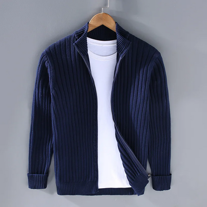 Merino Strickjacke mit Reißverschluss: Zeitloser Komfort & Stil 6