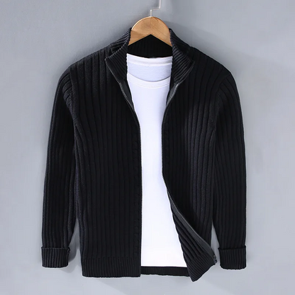 Merino Strickjacke mit Reißverschluss: Zeitloser Komfort & Stil 7