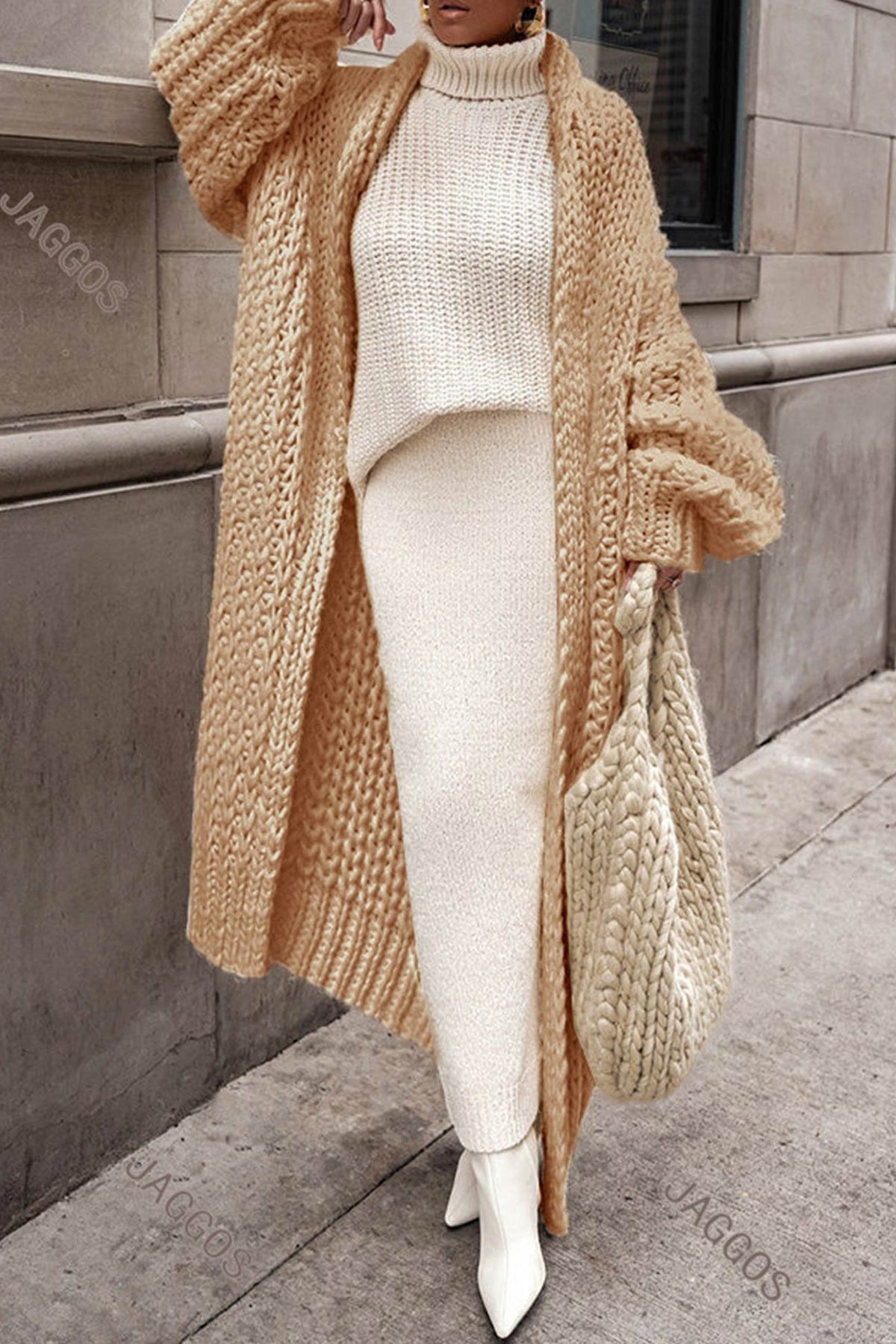 Mia | Ultimativ kuscheliger Oversize-Strickcardigan aus grobem Strick 5