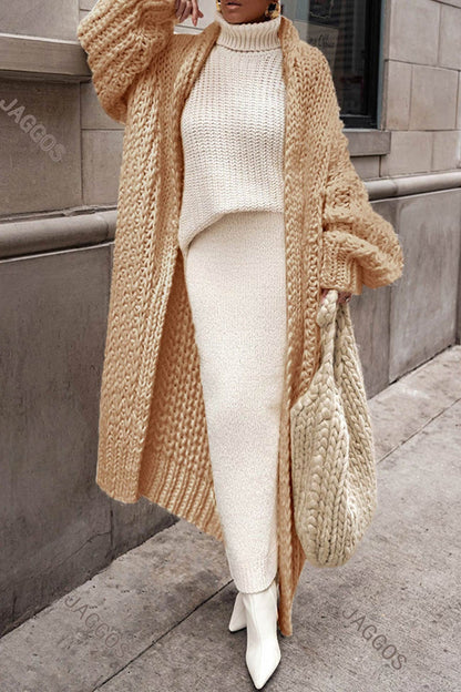 Mia | Ultimativ kuscheliger Oversize-Strickcardigan aus grobem Strick 5