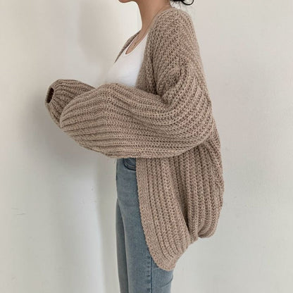 Mila - Damen Strickjacke Oversize mit weitem Schnitt 1