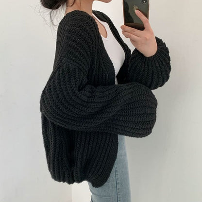 Mila - Damen Strickjacke Oversize mit weitem Schnitt 3