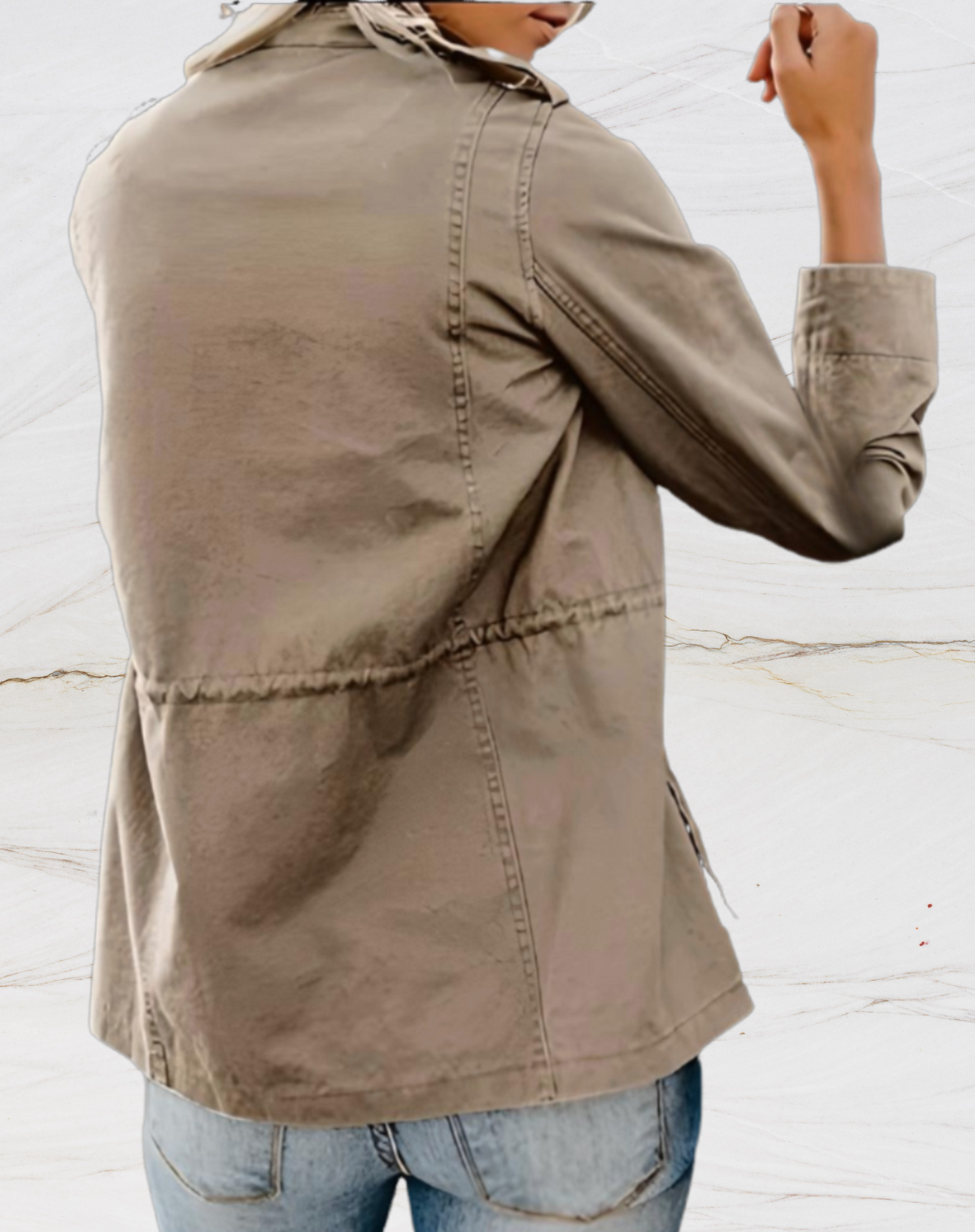 Mila – Damen Freizeitjacke mit Stehkragen und Reißverschluss 4