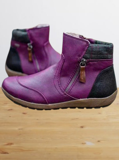 Moira | Premium Wasserdichte Stiefel mit Reißverschluss und Ergonomischer Bogenunterstützung für Damen