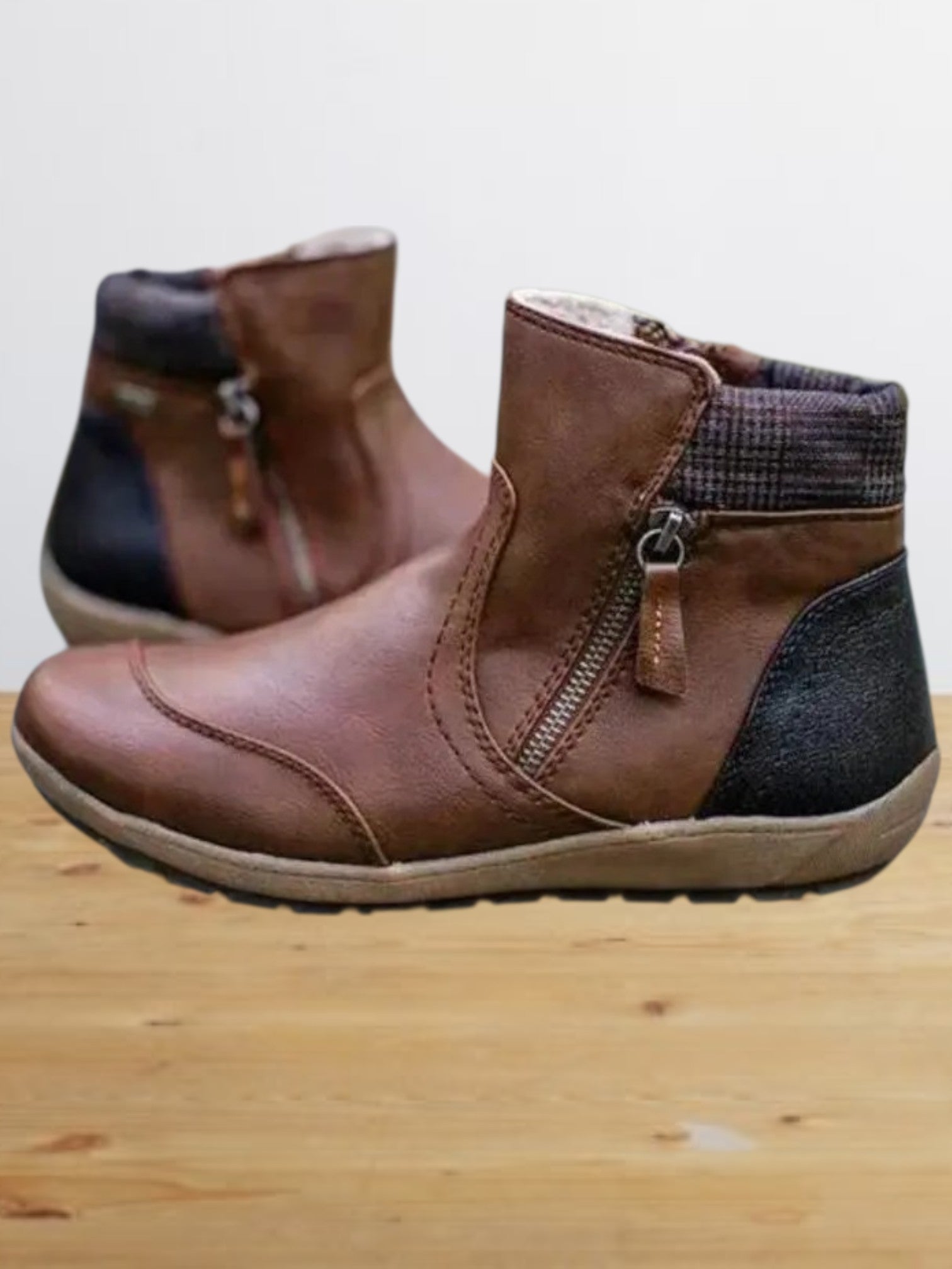 Moira | Premium Wasserdichte Stiefel mit Reißverschluss und Ergonomischer Bogenunterstützung für Damen