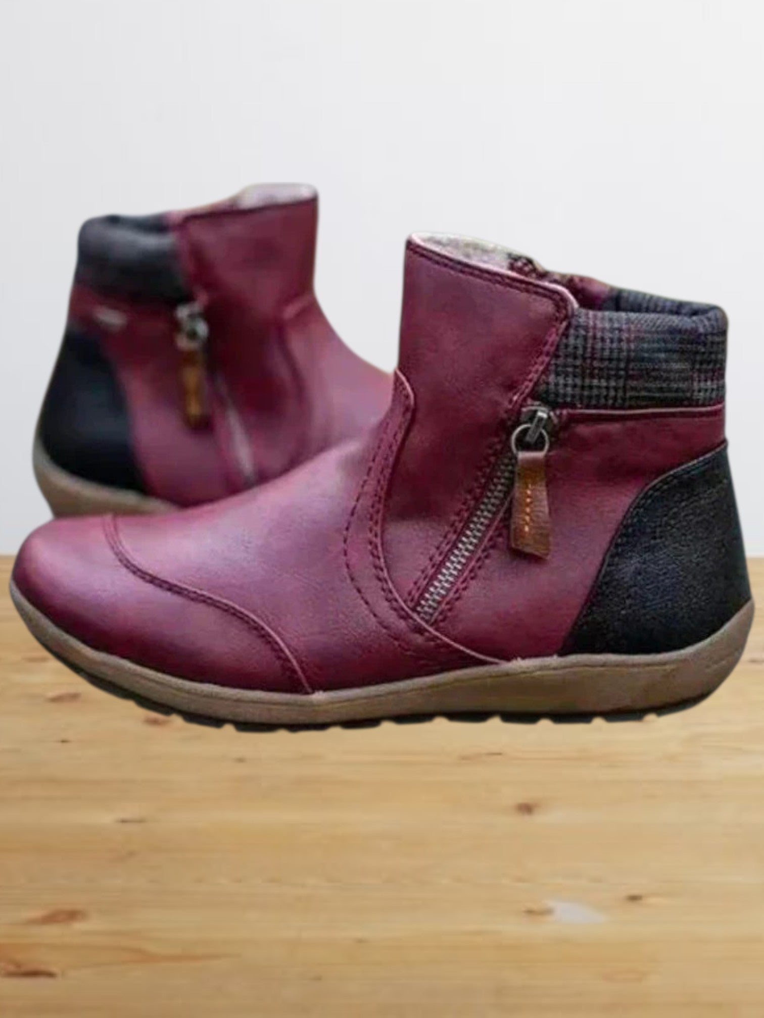 Moira | Premium Wasserdichte Stiefel mit Reißverschluss und Ergonomischer Bogenunterstützung für Damen