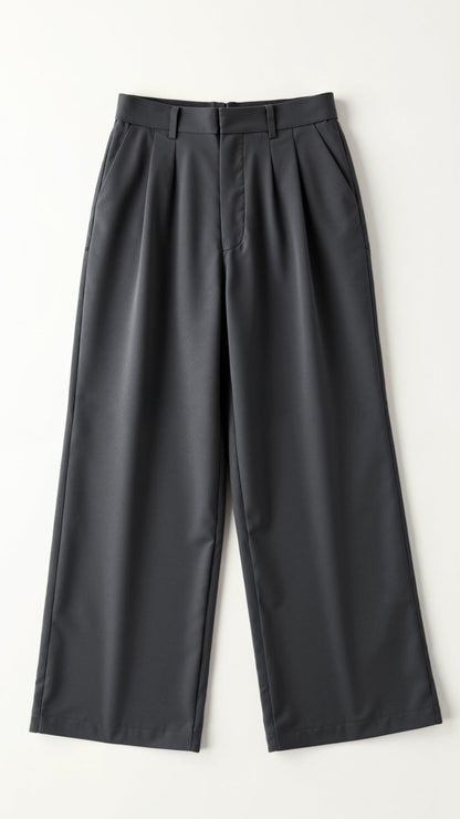 Natascha | Damen Frühjahrs Hochtaillierte Weite Hose 12