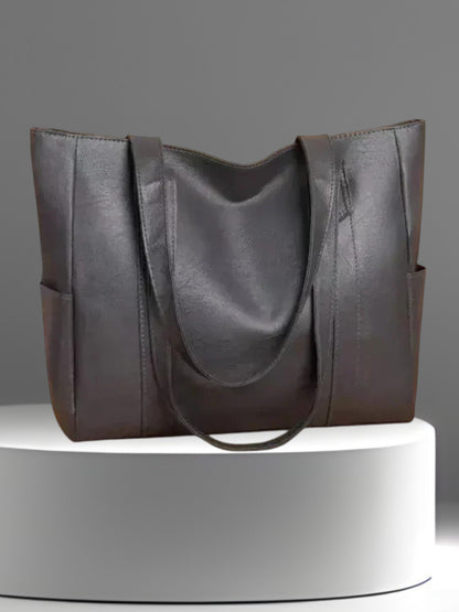 Nora | Minimalistische Umhängetasche Damen aus weichem Leder, handgefertigt, elegantes Design, vielseitig einsetzbar