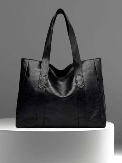 Nora | Minimalistische Umhängetasche Damen aus weichem Leder, handgefertigt, elegantes Design, vielseitig einsetzbar