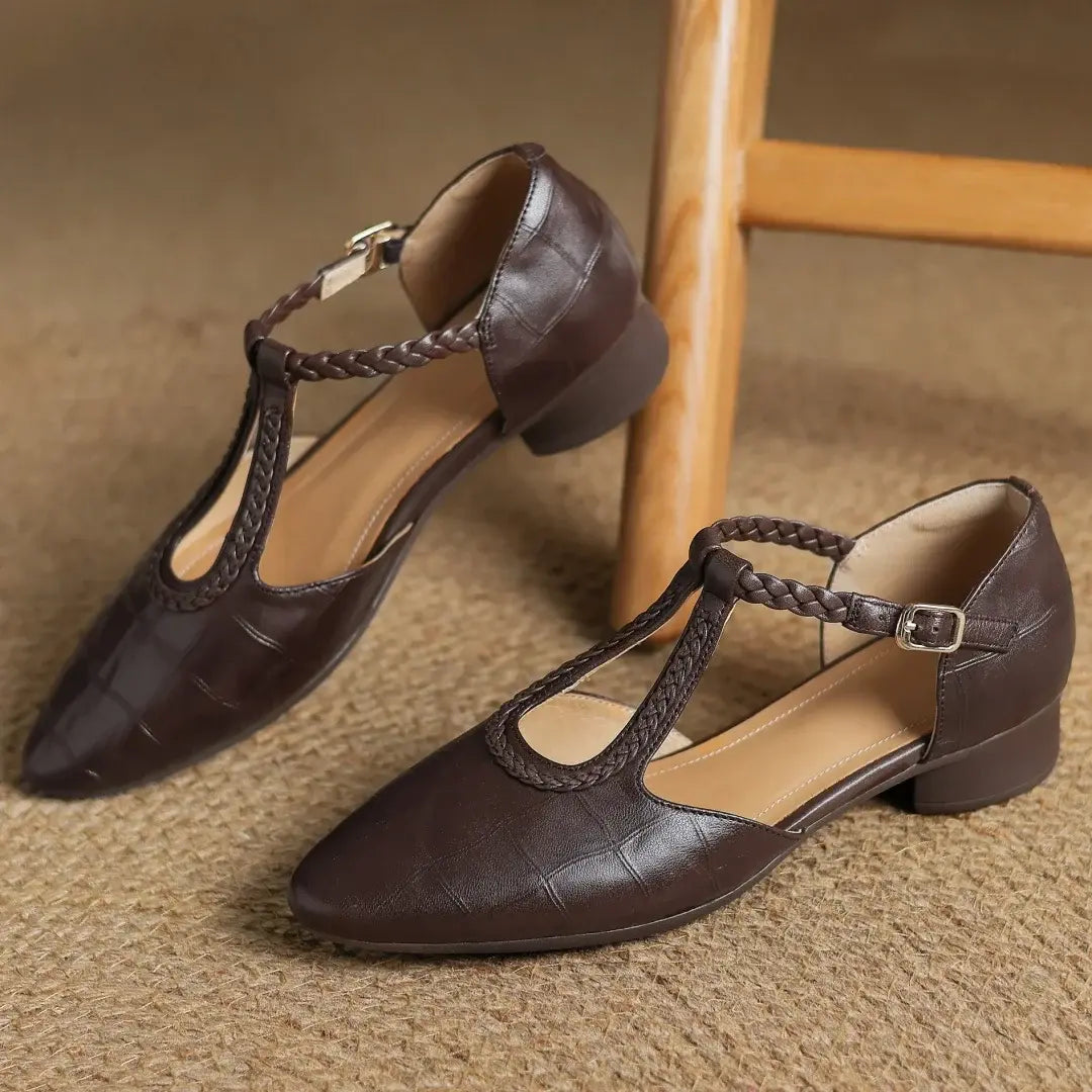 Schuhe Damen | T-Steg & Vintage Blockabsatz