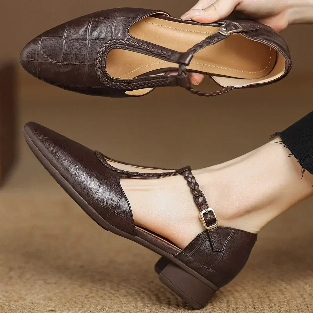 Schuhe Damen | T-Steg & Vintage Blockabsatz