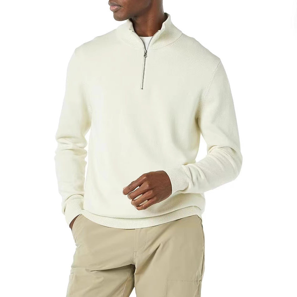 Half-Zip-Pullover Herren | Stehkragen & Schmaler Schnitt 1