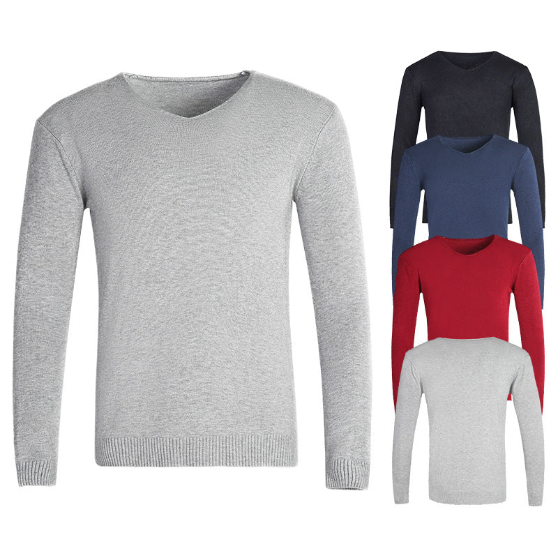 Pullover Herren V-Ausschnitt | Schmale Passform & Rippbündchen 5