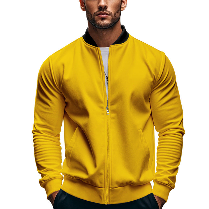 Men's jacket with practical side entry pockets