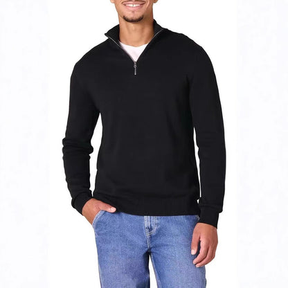 Half-Zip-Pullover Herren | Stehkragen & Schmaler Schnitt 4