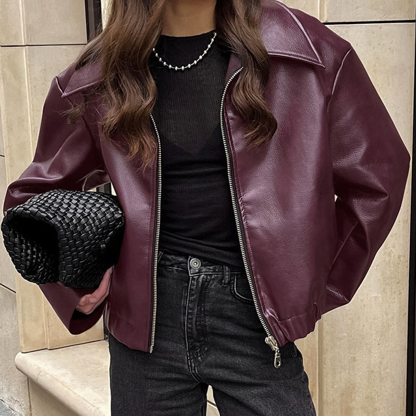 Jacke Damen | Eleganter Kragen mit Reißverschluss 6
