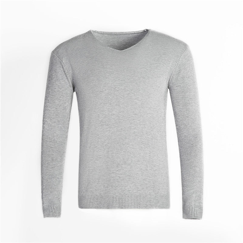 Pullover Herren V-Ausschnitt | Schmale Passform & Rippbündchen 8