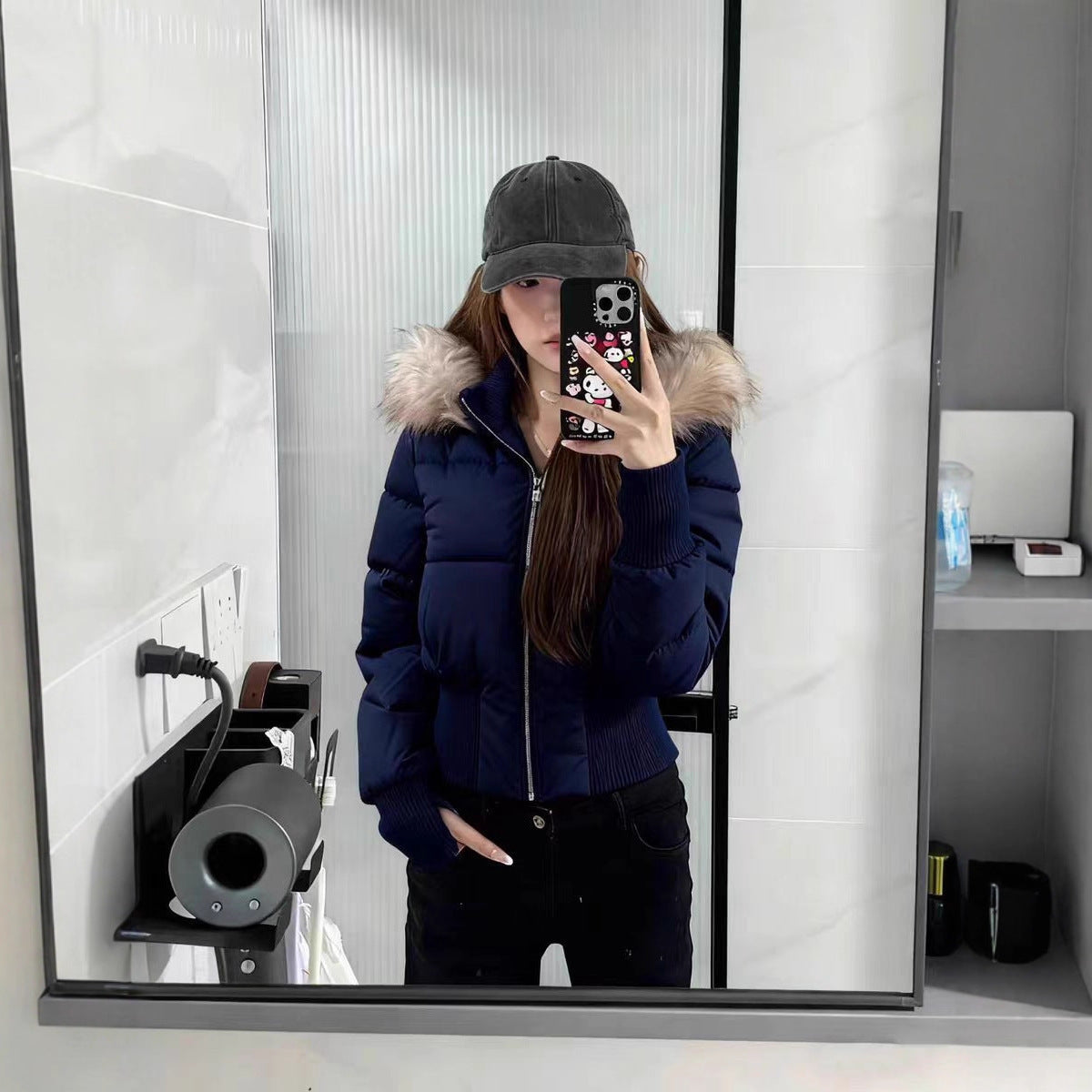 Winterjacke Damen Gesteppt | Abnehmbare Kapuze & Warm 3