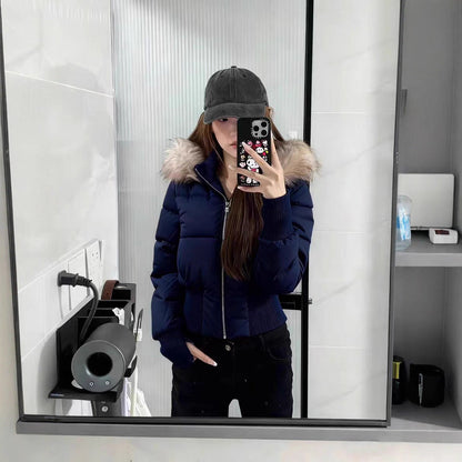 Winterjacke Damen Gesteppt | Abnehmbare Kapuze & Warm 3