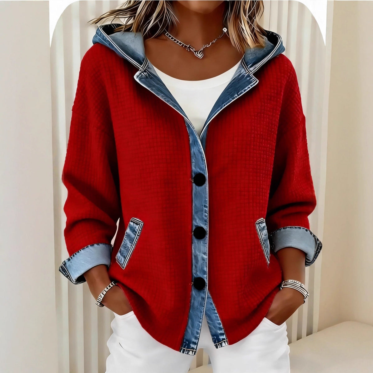Cardigan Damen | Kapuze & Lässiger Style 4