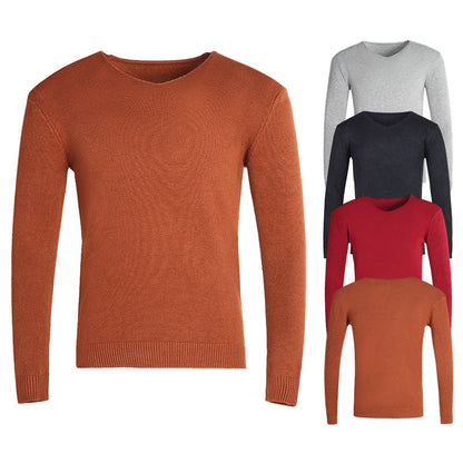 Pullover Herren V-Ausschnitt | Schmale Passform & Rippbündchen 3