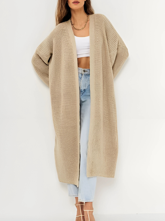 Offene Strickjacke für Damen | Lockere Passform
