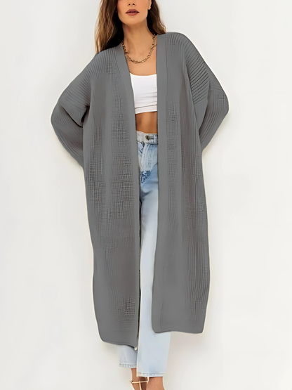Offene Strickjacke für Damen | Lockere Passform