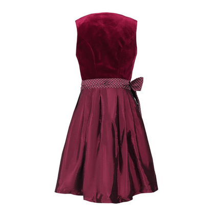 Oktoberfest Dirndlkleid | Ärmellos, Kontrastdesign