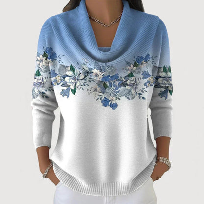 Pullover Damen | Drapierter Ausschnitt & Soft-Touch 2