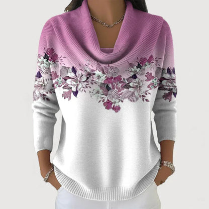 Pullover Damen | Drapierter Ausschnitt & Soft-Touch 3