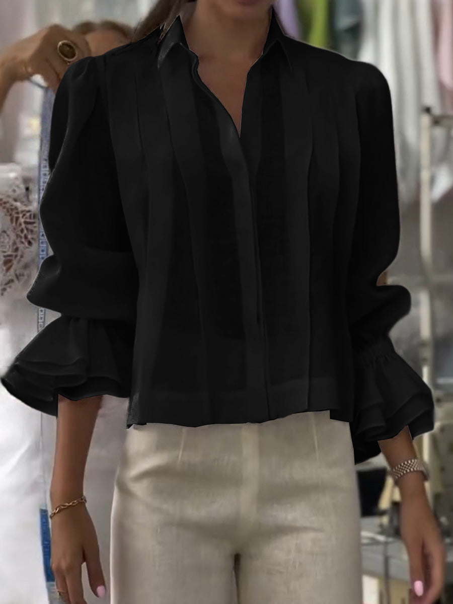 Orvianne™ Bluse mit Falten 3