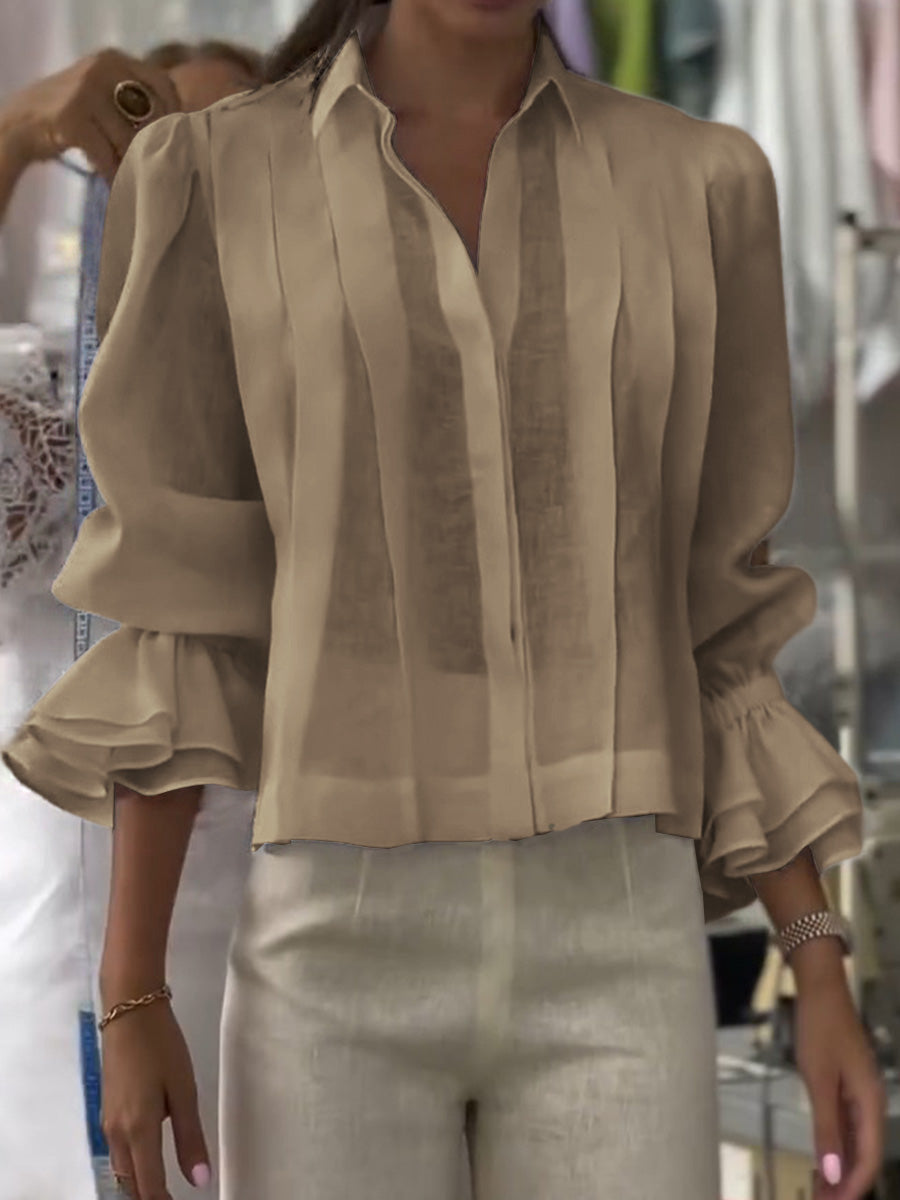 Orvianne™ Bluse mit Falten 5